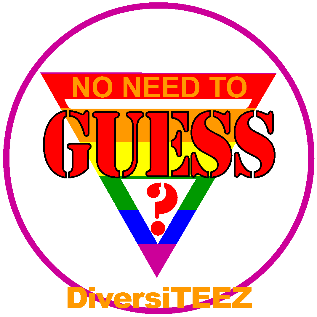 Out? Openly gay? Flamboyant? No need to guess. This design says it for you. #diversiteez #diversity #gay #lgbt #rainbow 