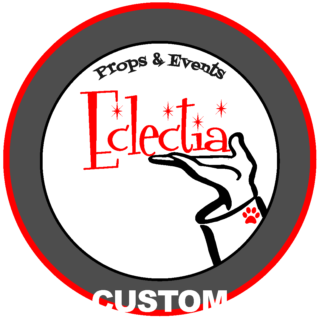 This design includes a new logo created for an Atlanta-based prop and events company called Eclectia. They will be worn by staff during event set-up. Initial order was 5 units. No minimum quantity required!